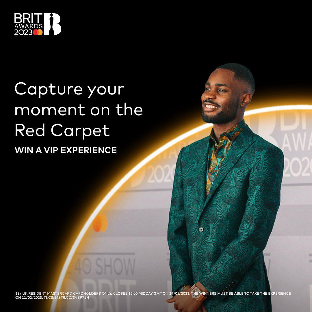 #AD Win the star treatment with #mastercarduk at The #BRITs 2023