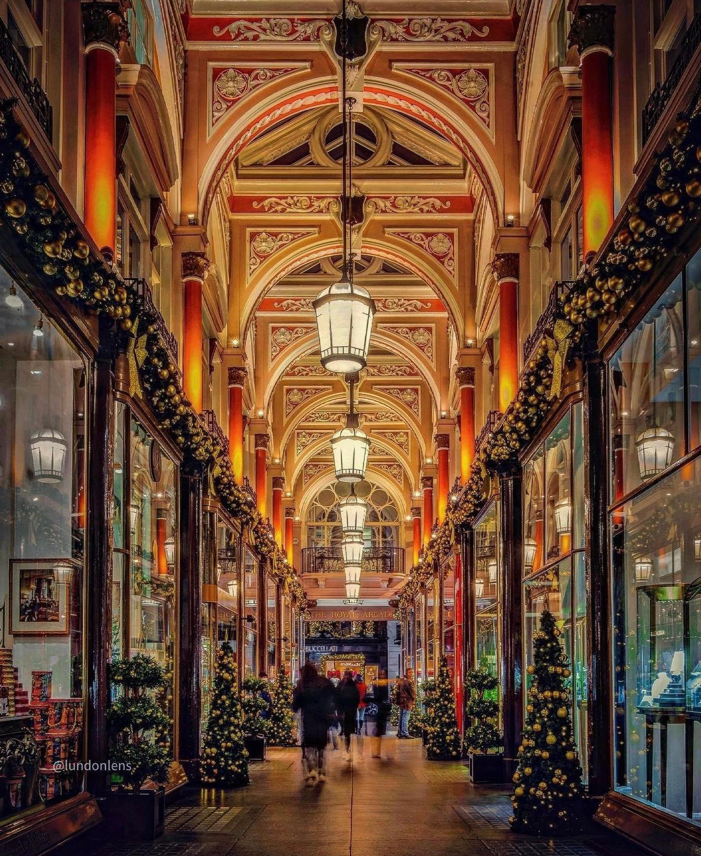 All Things England - It's beginning to look a lot like Christmas, especially in The Royal Arcade
