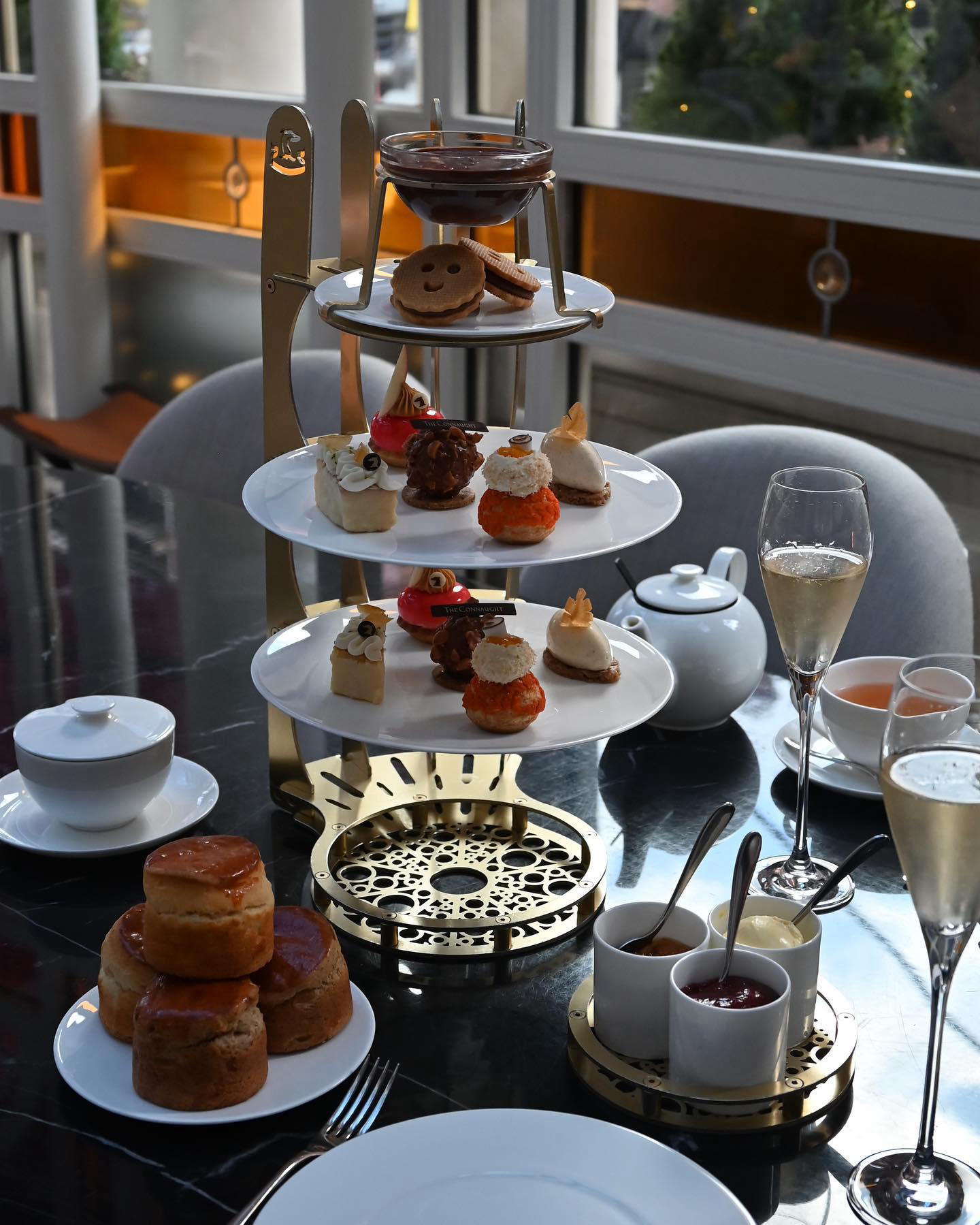 It’s afternoon tea o’clock and our very own Pastry Chef #nicolasrouzaud has unveiled his latest coll