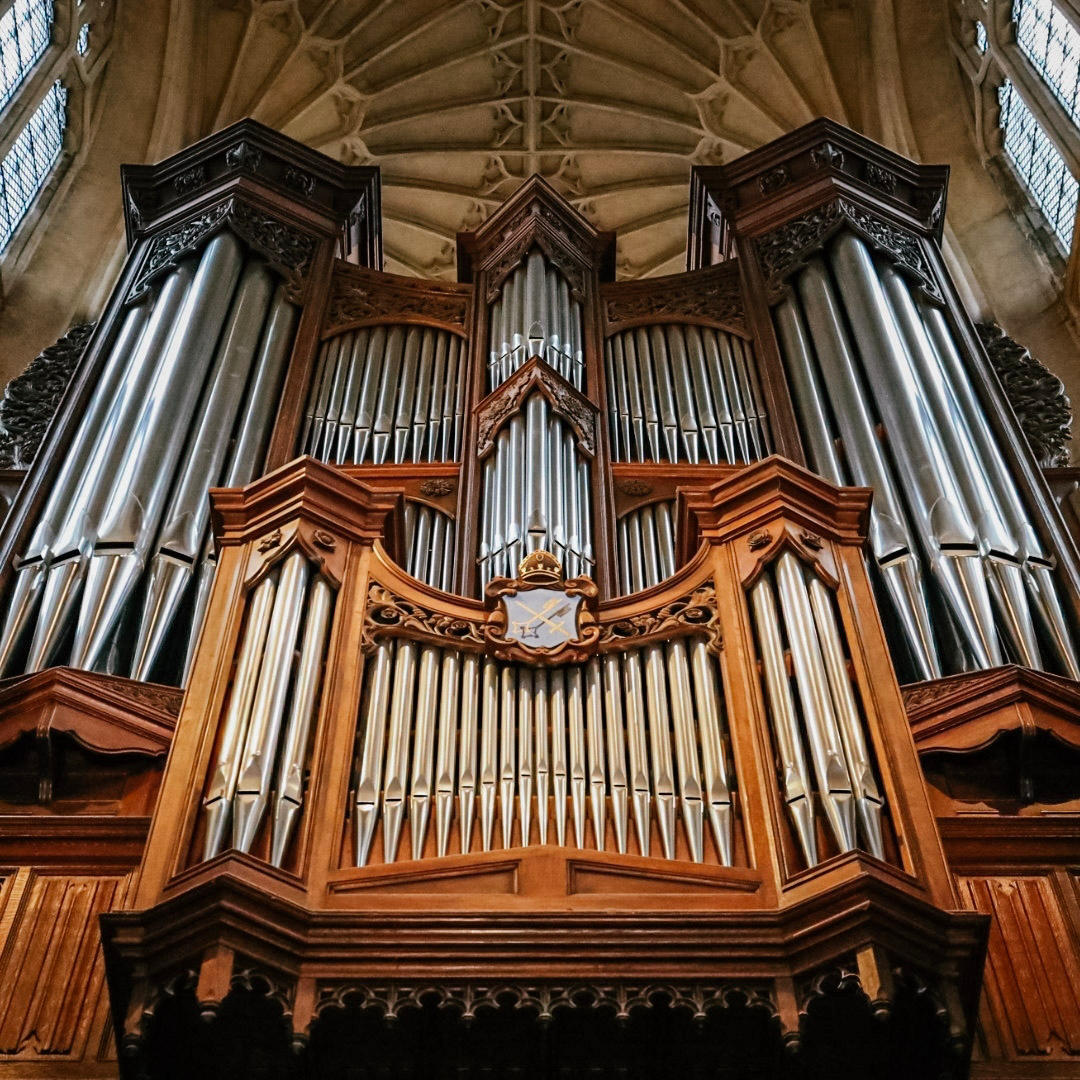 image  1 Step back in time and marvel at the stunning architecture of Bath Abbey, located in the heart of the