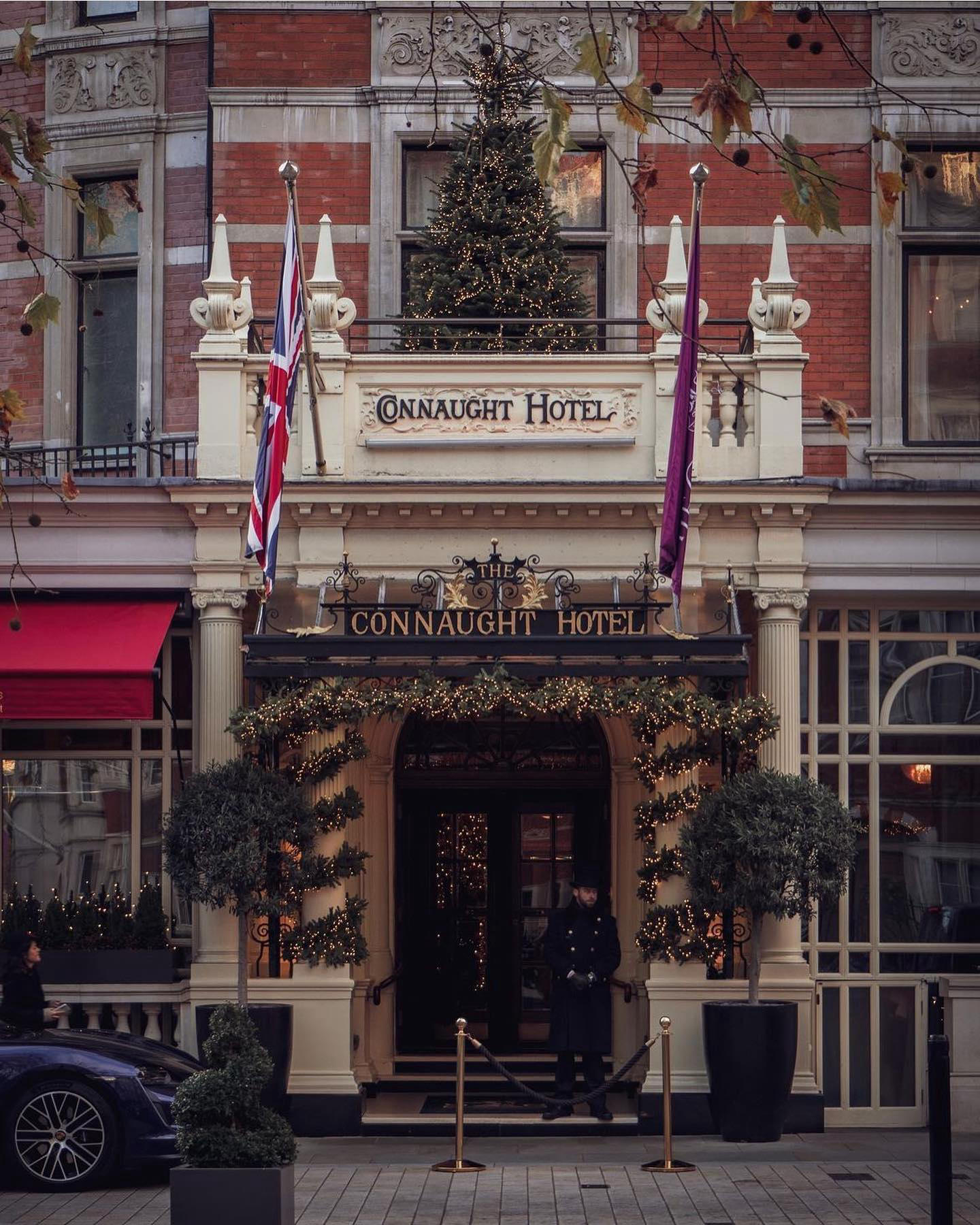 image  1 The Connaught - Happy Friday from our festive entrance beautifully captured by #elaineblackall