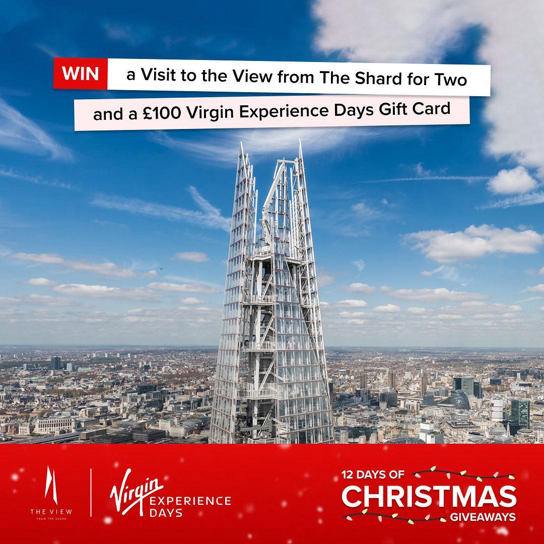 image  1 The View from The Shard - On the 11th day of Christmas, your true love gave to you a visit to The Vi